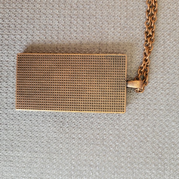 FIERCE  NWT  Copper Wood Pendant Necklace Copper Link Chain USA Handcrafted - Picture 7 of 11